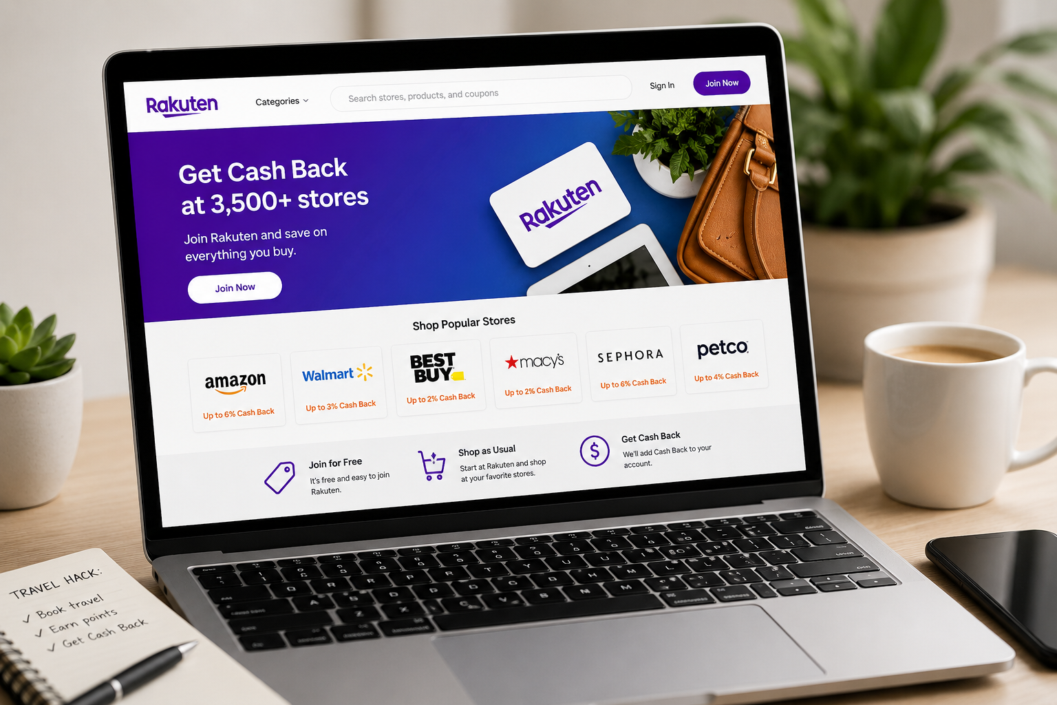 Earn Through Rakuten